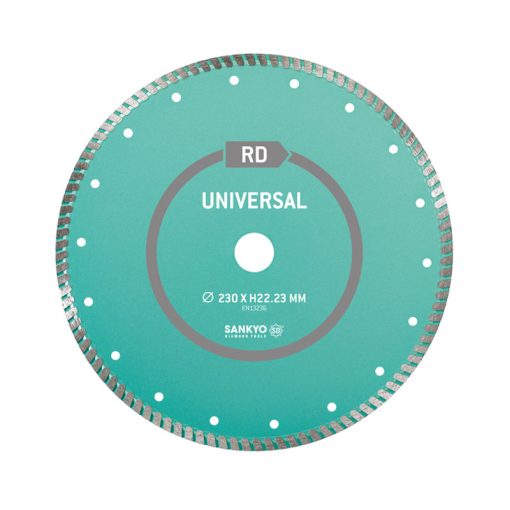 Disco de corte diamantado universal para betão