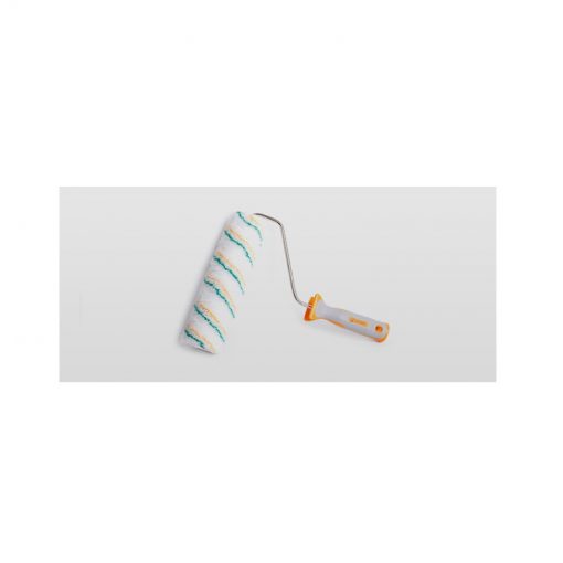 Rolo antigota verde 250mm Indicado para aplicação de tintas aquosas em paredes e tectos lisos. Tem grande poder de absorção, boa cobertura e bom acabamento. Resistente a solventes.